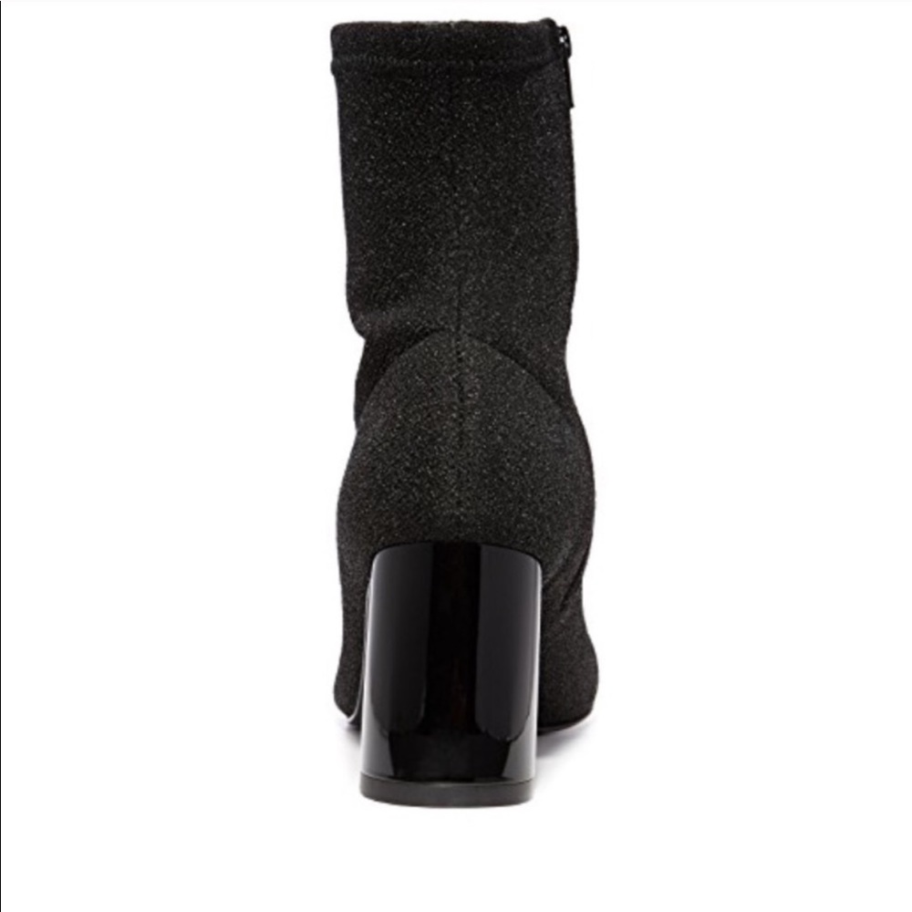 Free People Black Metallic Sock Booties - Picture 2 of 4